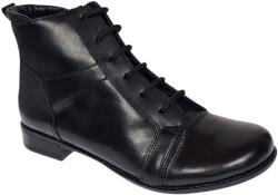 Rovi Design Ghete dama casual din piele naturala, cu siret si fermoar G21NBOX, marimea 41