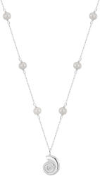 BeSpecial Colier argint 925 placat cu rodiu cu perle naturale (CRR10)