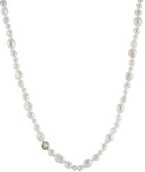 BeSpecial Colier argint 925 placat cu aur 14K cu perle naturale (CRR29)