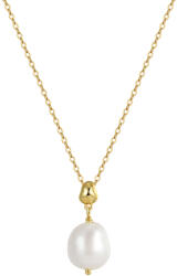 BeSpecial Colier argint 925 placat cu aur 14K cu perle naturale (CRR32)
