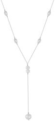 BeSpecial Colier argint 925 placat cu rodiu cu perle naturale (CRR24)