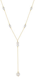 BeSpecial Colier argint 925 placat cu aur 14K cu perle naturale (CRR23)