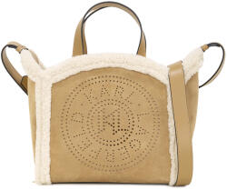KARL LAGERFELD Geantă K/Circle Sm Tote Shearling A4W30087 1xv caramel