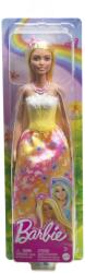 Mattel Barbie Papusa Barbie cu Parul Blond si Galben (MTHRR09) Papusa Barbie