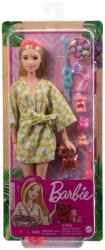 Mattel Barbie Set de Joaca cu Accesorii Papusa Barbie O Zi la Spa (MTGKH73_HKT90) Papusa Barbie