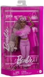 Mattel Barbie Deluxe Style Papusa Barbie cu Salopeta Roz si Par Impletit (MTHYV28) Papusa Barbie