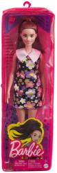 Mattel Papusa Barbie Fashionista Satena cu Rochie cu Imprimeu Floral (MTFBR37_HBV19) - edanco Papusa Barbie