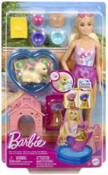 Mattel Barbie Color Change Petrecerea Catelusului la Piscina (MTJBF35) Papusa Barbie