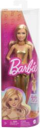 Mattel Barbie Papusa Barbie Fashionistas Blonda cu Salopeta Aurie (MTHRH19) Papusa Barbie
