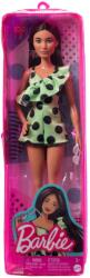 Mattel Papusa Barbie Fashionista Bruneta cu Salopeta Verde (MTFBR37_HJR99) Papusa Barbie