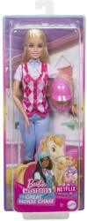 Mattel Barbie Mysteries Barbie si Cursa de Cai (MTHXJ38) Papusa Barbie