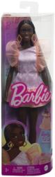 Mattel Papusa Barbie Fashionista Afro-americana cu Rochie Peach (MTFBR37_HRH14) - edanco Papusa Barbie