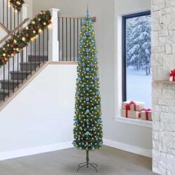 vidaXL С изкуствено коледно дърво с 300 LED светодиода Зелен 270 cm (3394985)