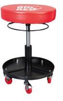  szerelőszék, forgó ülőrész, állítható magasság + szerszámtartó tálca, 5kerék (TR6201CX) - szervizfelszereles