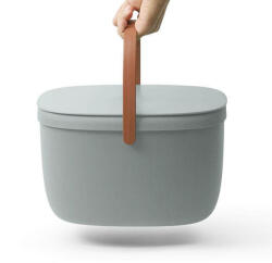 Qualy Design Recipient pentru deșeuri compostabile Foody 10380GY, 7L, gri Compostator