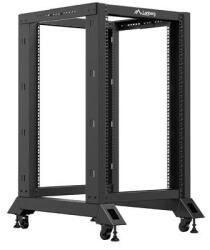 Lanberg OR01-6818-B állvány 18U Szabadonálló állvány Fekete (OR01-6818-B) - easy-shop