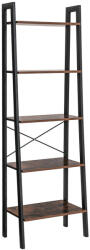 Timeless Home Raft cu scară cu 5 etaje 56.2x32x172.1cm (VAS50021) Raft