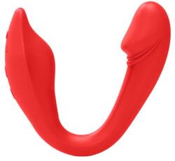 Passion Labs Flexi Stimulator, Bluetooth Control, Free App, Silicon, USB, Red, 20 cm Vibrator