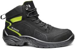 Base Protection Chester Top Normálszárú munkavédelmi bakancs S3 | Fekete-zöld | 45 / 10.5 (B0177BGN45)
