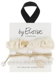 By Eloise London Set White Party elastice de păr