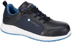 Portwest FC07 - Eco Composite Trainer munkavédelmi cipő S3S | Fekete-kék | 45 / 10.5 (FC07BKB45)
