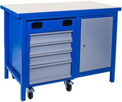 Güde 1200 SLT Multi munkapad, munkaasztal, szerszámos kocsival, 1190x600x850mm, összeszerelt (gude_40932)