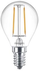 Philips 929001238695 E14 25W átlátszó meleg-fehér kisgömb alakú LED fényforrás (00195990) - bestbyte