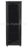 Lanberg 19" szabadon álló rack szekrény 37U/600X600 lapraszerelt (fekete) (FF01-6637-12B) (FF01-6637-12B)
