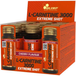 Olimp Sport L-karnitin 3000 Extreme Shot (üveg) (9 x 25 ml, Cseresznye)