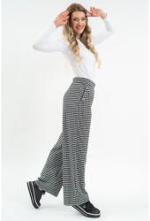 BUDMIL bő szárú nadrág Női XL fekete-fehér 20630149-002252-0599