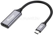 Equip Átalakító - 133491 (USB-C to HDMI2.0, 4K/60Hz, szürke) (EQUIP_133491) (EQUIP_133491)