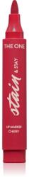 Oriflame The One Stain & Stay hosszan tartó rúzs filctoll forma árnyalat Cherry 2.5 g
