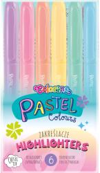 Colorino 6 db színes szövegjelölő készlet Colorino, pasztell (84965PTR)
