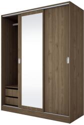 IRIM Nevada szekrény, 150X59x191 cm, 3 ajtó, tükör, Amiral Dió