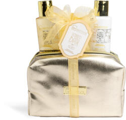 IDC Institute INS. ajándékcsomag illatosított arany fürdő táskában