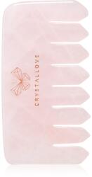 Crystallove Rose Quartz Comb масажно приспособление за коса и тяло