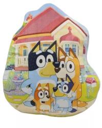 Halantex Bluey: A család - Bársonyos anyagú formapárna, 40 cm (BY-3212SC) - jateknet