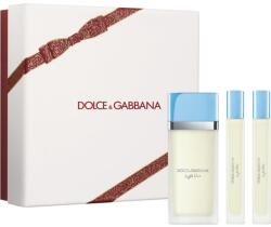 Dolce&Gabbana Light Blue EDT Mini Trio Gift Set ajándékszett hölgyeknek