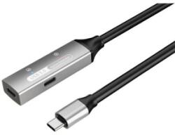 PremiumCord Aktív Kábel USB-C 3.2 Gen1, hosszabbító, repeater, C - C, M/F, 5m, fekete (KU31REP5AL) (KU31REP5AL)