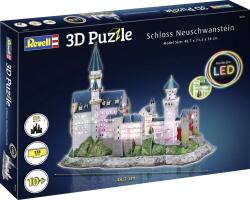 Revell 3D Пъзел Revell - Замъкът Нойшванщайн с LED осветление (00151)