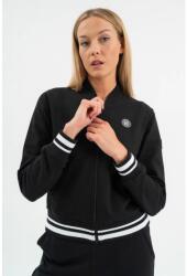 BUDMIL Állógalléros Szabadidőfelső Női S fekete 20220930-002252-0299