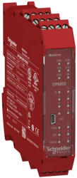 Schneider Electric Preventa XPS MCM - XPSMCMCP0802 biztonsági vezérlő, CPU, 8DI+2DI (start/restart), 2DO+4DO (teszt)+2DO (státusz), csavaros (XPSMCMCP0802)