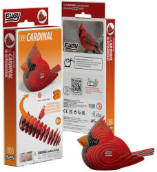dodoland EUGY Vörös kardinálispinty 3D puzzle (XEG-068)