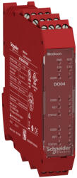 Schneider Electric Preventa XPS MCM - XPSMCMDO0004 biztonsági vezérlő, biztonsági bővítő I/O modul, 4DO + 4DO (státusz) + 4DI (start/restart), csavaros (XPSMCMDO0004)