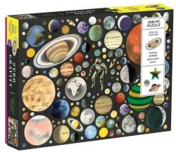 Galison 1000 db-os puzzle különleges formákkal - Zero Gravity (57006) (57006)