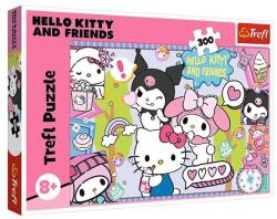 Trefl 300 db-os puzzle - Hello Kitty és barátai - Őrült trió (23039) (23039)