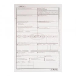 Bluering CMR nemzetközi fuvarlevél A4, 4lapos garnitúra B. CMR/4