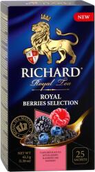 MAY LLc Richard Royal Vegyes bogyósgyümölcsök, ízesített fekete tea, 25 filter x 1, 7g