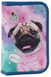 DERFORM Cleo és Frank kutyás felszerelt tolltartó - Just love me (PWJCF36) (PWJCF36)