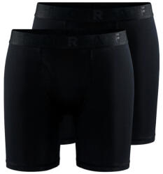 Craft Core Dry Dry 6" 2-pack Black Férfiboxeralsó XXL